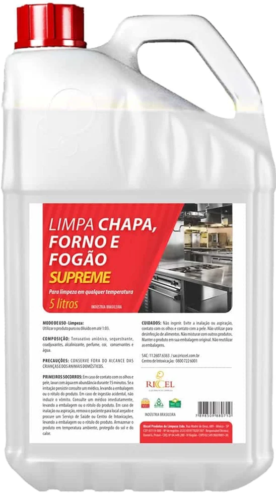 Limpa Chapa, Forno e Fogão Supreme