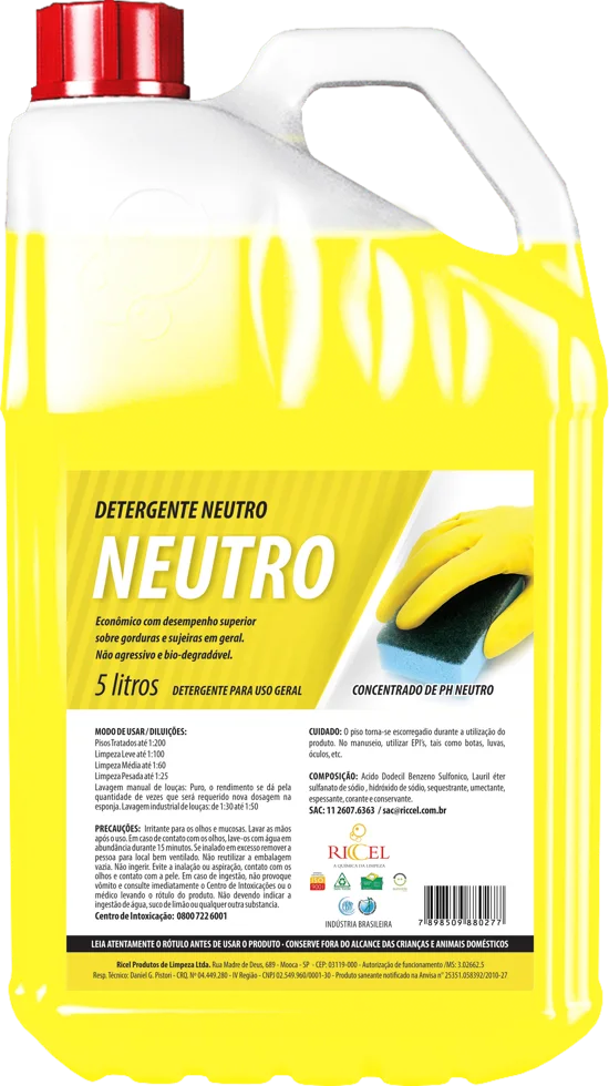 Detergente Neutro Riccel